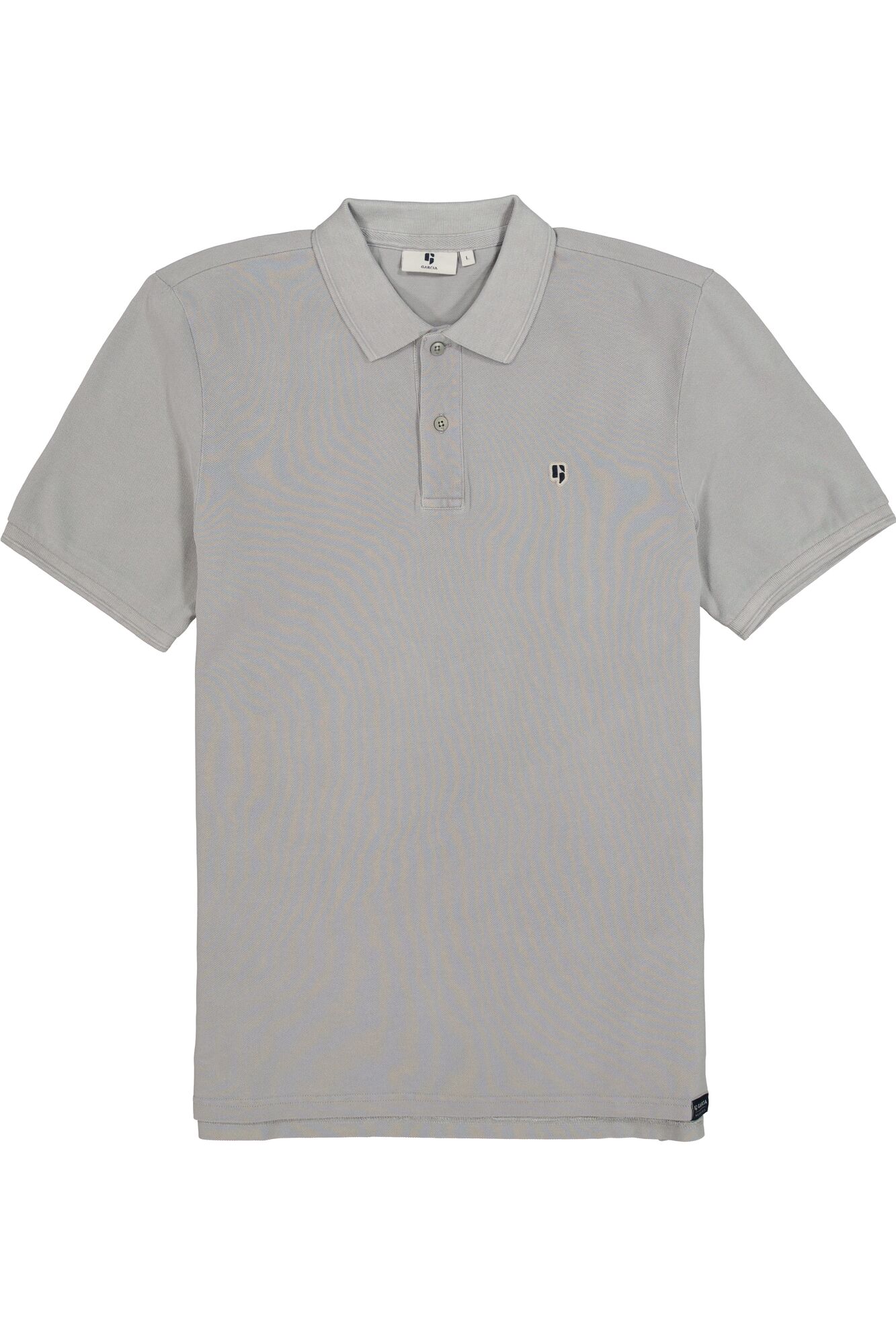 gypsohila ジプソフィア Polo Shirt Grey Oakley Logo Short Sleeve Golf Zip Polo Shirt (Men's Large
