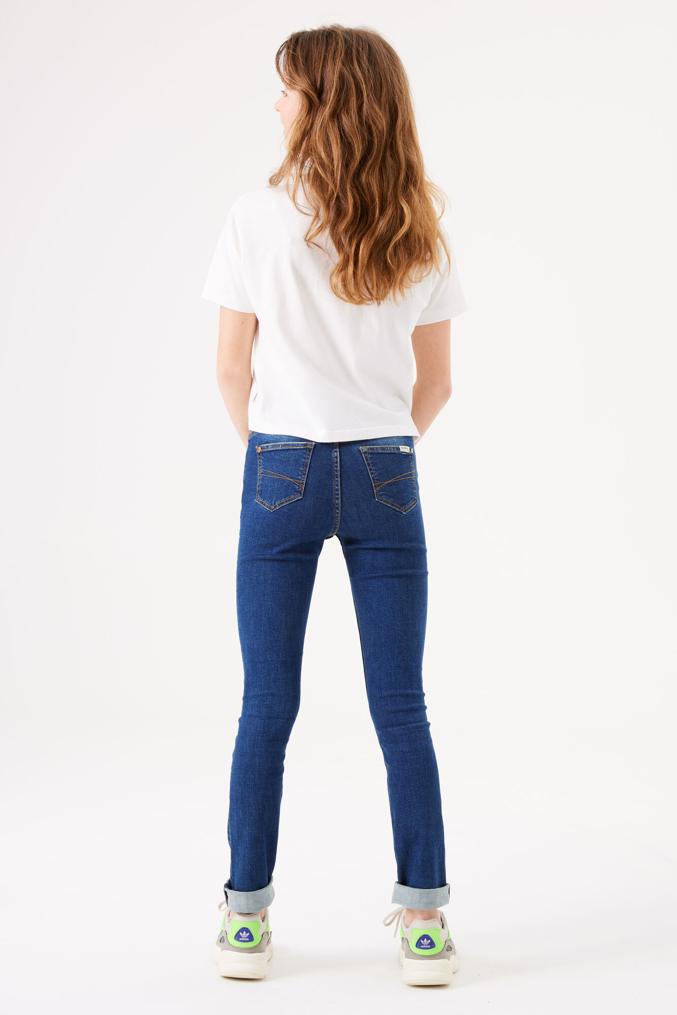 Pantaloni Modellanti Ragazze Jeans Garcia Rianna Per Bambine