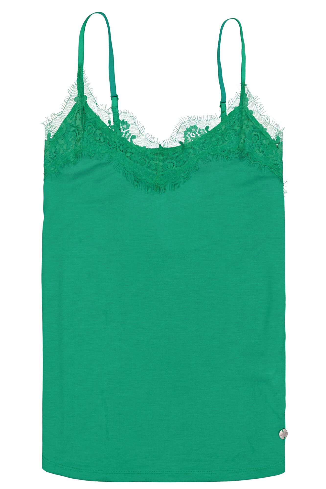 Green top with lace | GARCIA