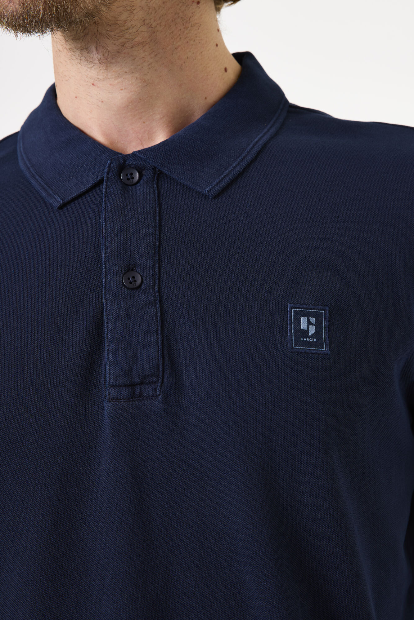 Dark blue polo | GARCIA