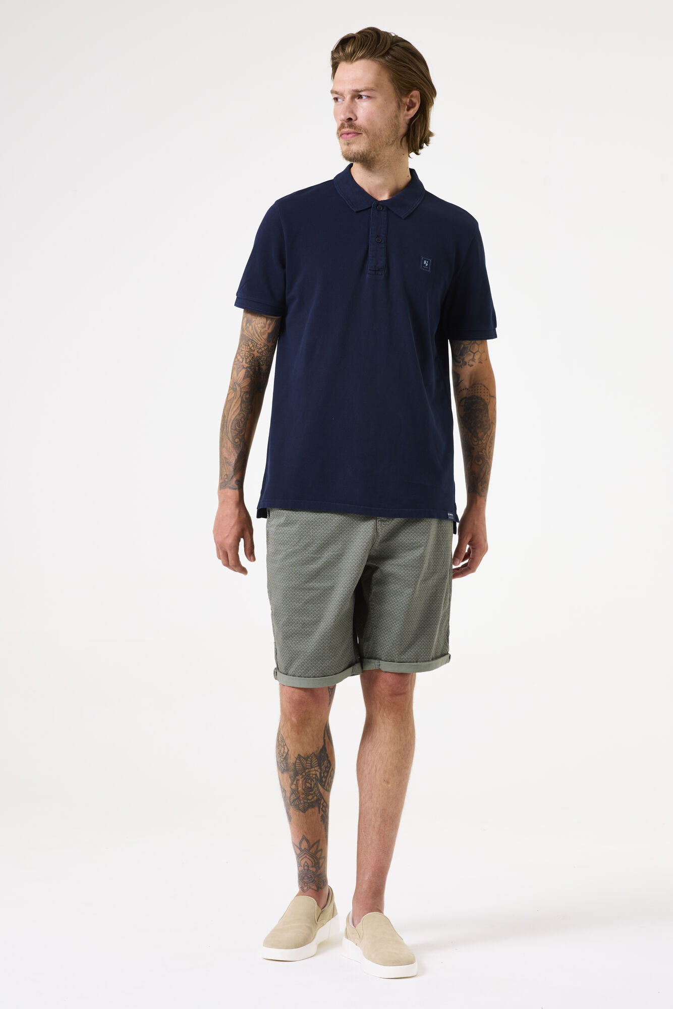 Dark blue polo | GARCIA