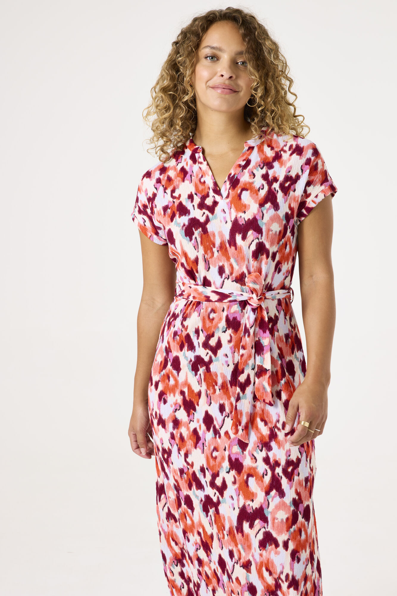 ladies fit and flare summer dresses S Blue Fit And Flare Maxi Dress main image 1