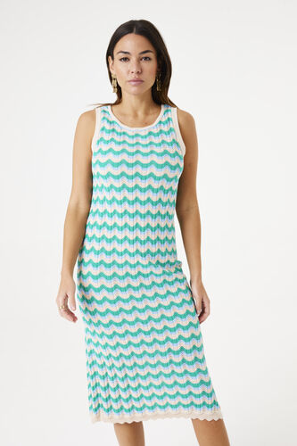 knee length dresses for ladies Garcia Red Lips Dress – Alexanders Apparel Hastings main image 1