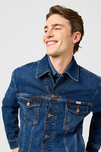 GULASISI Denim Jean Jas Mannen Turndown Kraag Gescheurde