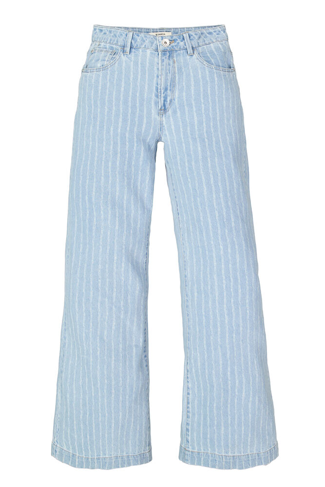 CECIL Casual Fit Jeans Tracey - Mid Blue Used Wash / Blauw | - Cotton Blues