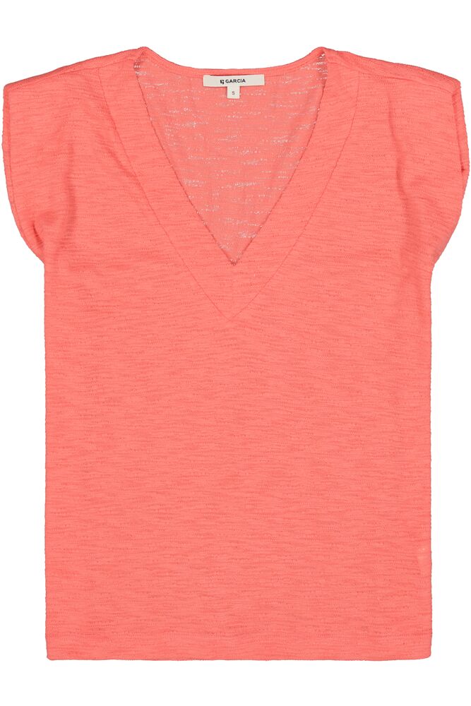 Basis top satijn v-hals – L'eau Vive Fashion Basis top satijn v-hals – L'eau Vive Fashion
