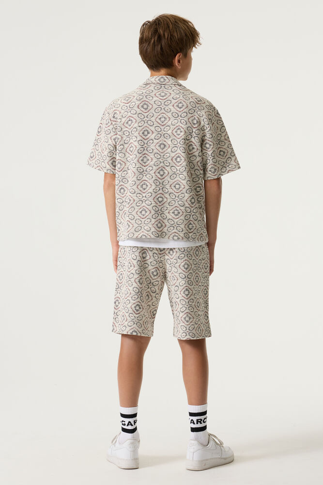 WE Fashion Jongens reversible jas met capuchon - Maat 98/104