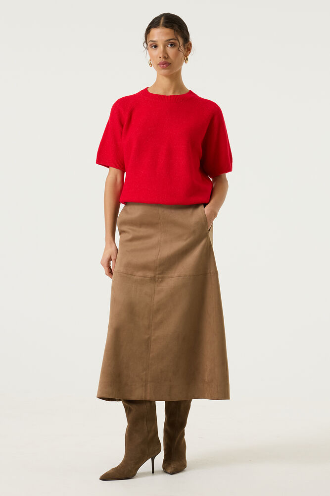 GARCIA Dames Effen Rok Bruin
