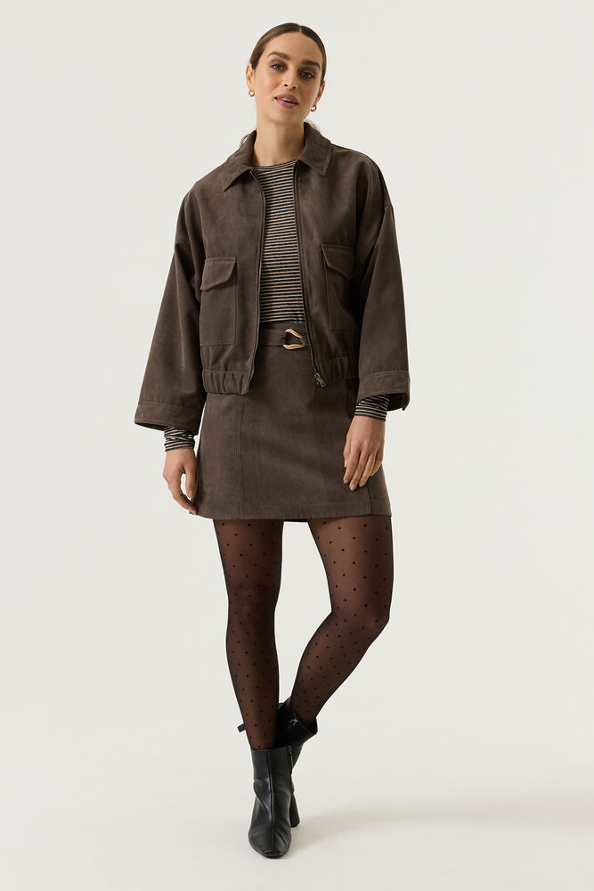 GARCIA Dames Effen Rok Grijs