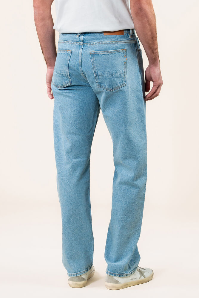 Heren Losse Rechte Jeans, Losse Fit Rechte Pijp Jean Wijde Heren Losse Rechte Jeans, Losse Fit Rechte Pijp Jean Wijde